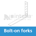 Bolt-on forklift forks intella liftparts