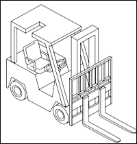Lift Code 6: Counterbalanced Rider, Pneumatic or Either Type Tire, Sit Down.